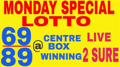 monday special lottery|Iba pa.